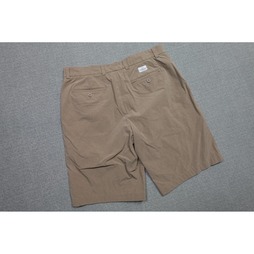 Vineyard Vines Breaker Chino Shorts Mens 32 Beige Performance Lined Stretch